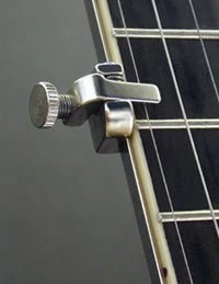 Shubb Fifth String Banjo Capo Short Version, Unplated Brass