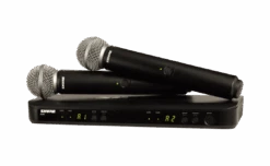 Shure BLX288/SM58 Dual-Transmitter Handheld Wireless System (H10: 542-572 MHz)