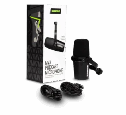 Shure MV7 Podcast Microphone 14 Shure MV7 Podcast Microphone -Faders Music Store shure mv7 podcast microphone sfm 826373