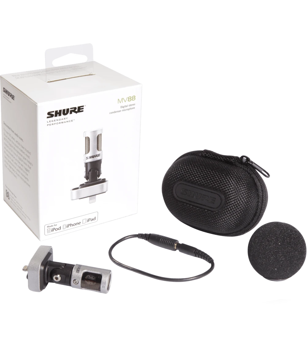 Shure MV88 Digital Stereo Condenser Microphone 2 Shure MV88 Digital Stereo Condenser Microphone - Image 2