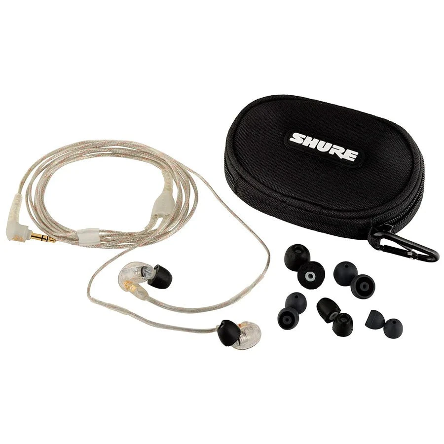 Shure SE215 Sound Isolating Earphones (Clear) 1 Shure SE215 Sound Isolating Earphones (Clear)