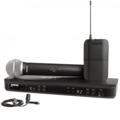 Shure Wireless Combo System With PG58 Handheld And CVL Lavalier