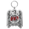 SLAYER KEYCHAIN: EAGLE (ENAMEL IN-FILL) -Faders Music Store slayer keychain eagle enamel in fill rock off trade 287383