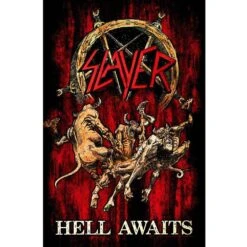 Slayer Textile Poster Hell Awaits