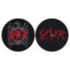 SLAYER TURNTABLE SLIPMAT SET: EAGLE/SCRATCHED LOGO (RETAIL PACK)