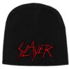 SLAYER UNISEX BEANIE HAT: SCRATCHED LOGO -Faders Music Store slayer unisex beanie hat scratched logo rock off trade 979488