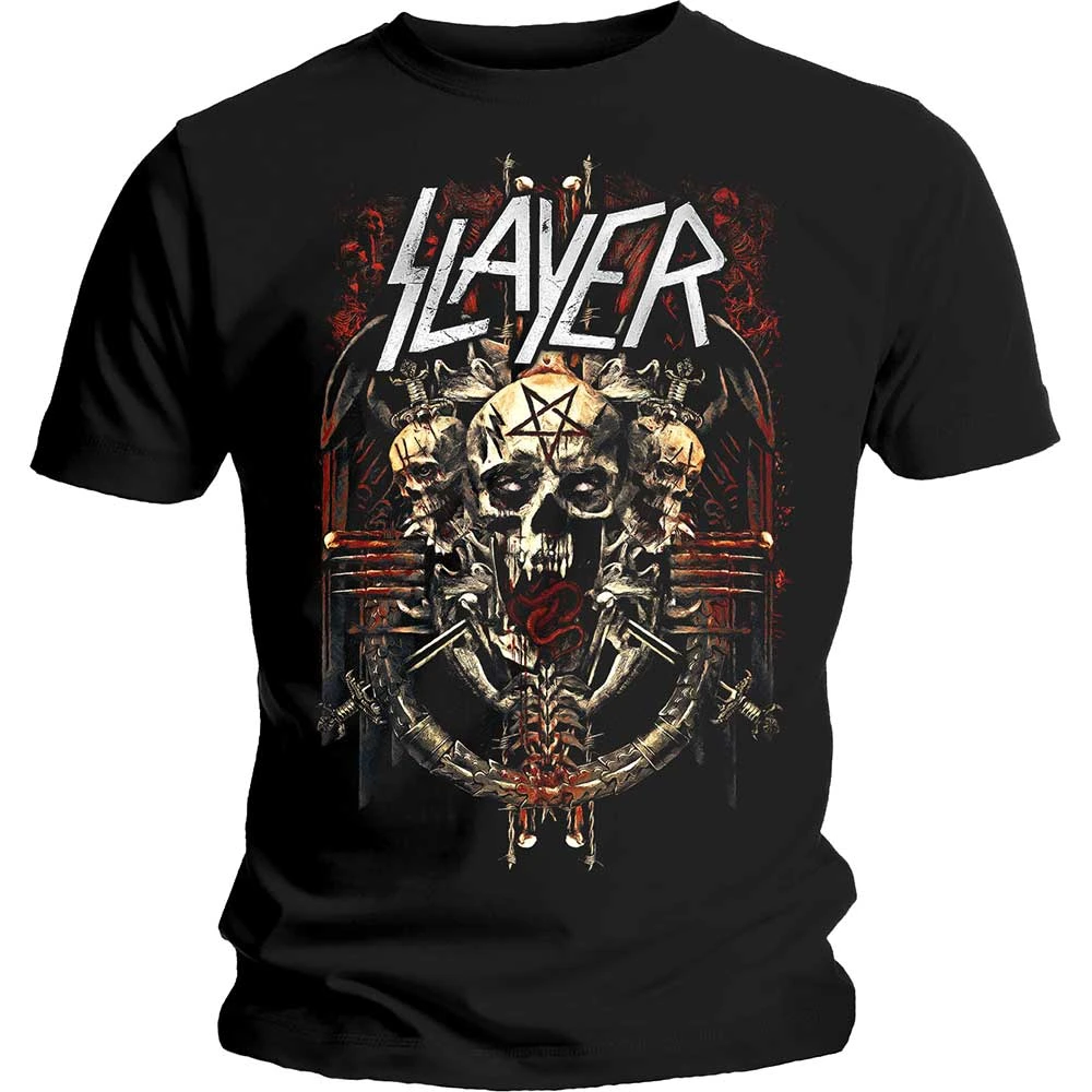 SLAYER UNISEX TEE: DEMONIC ADMAT 1 SLAYER UNISEX TEE: DEMONIC ADMAT