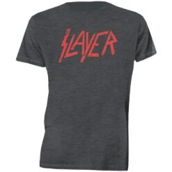 SLAYER UNISEX TEE: DISTRESSED LOGO