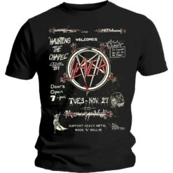 SLAYER UNISEX TEE: HAUNTING 84 FLIER