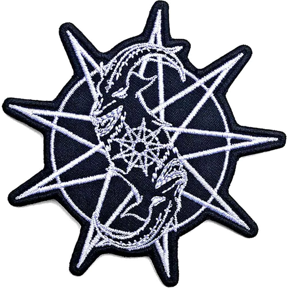 SLIPKNOT STANDARD WOVEN PATCH GOAT STAR 1 SLIPKNOT STANDARD WOVEN PATCH GOAT STAR