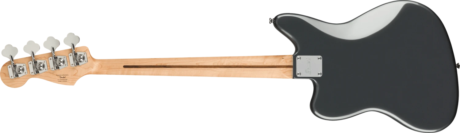 Squier Affinity Series™ Jaguar® Bass H, Laurel Fingerboard, Black Pickguard, Charcoal Frost Metallic 4 Squier Affinity Series™ Jaguar® Bass H, Laurel Fingerboard, Black Pickguard, Charcoal Frost Metallic - Image 4