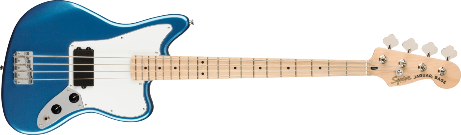 Squier Affinity Series™ Jaguar® Bass H, Maple Fingerboard, White Pickguard, Lake Placid Blue 1 Squier Affinity Series™ Jaguar® Bass H, Maple Fingerboard, White Pickguard, Lake Placid Blue