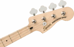 Squier Affinity Series™ Precision Bass® PJ, Maple Fingerboard, Black Pickguard, Olympic White -Faders Music Store squier affinity series precision bass pj maple fingerboard black pickguard olympic white fmic 871455