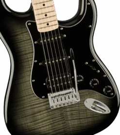 Squier Affinity Series™ Stratocaster® FMT HSS, Maple Fingerboard, Black Pickguard, Black Burst 8 Squier Affinity Series™ Stratocaster® FMT HSS, Maple Fingerboard, Black Pickguard, Black Burst -Faders Music Store squier affinity series stratocaster fmt hss maple fingerboard black pickguard black burst fmic 338470