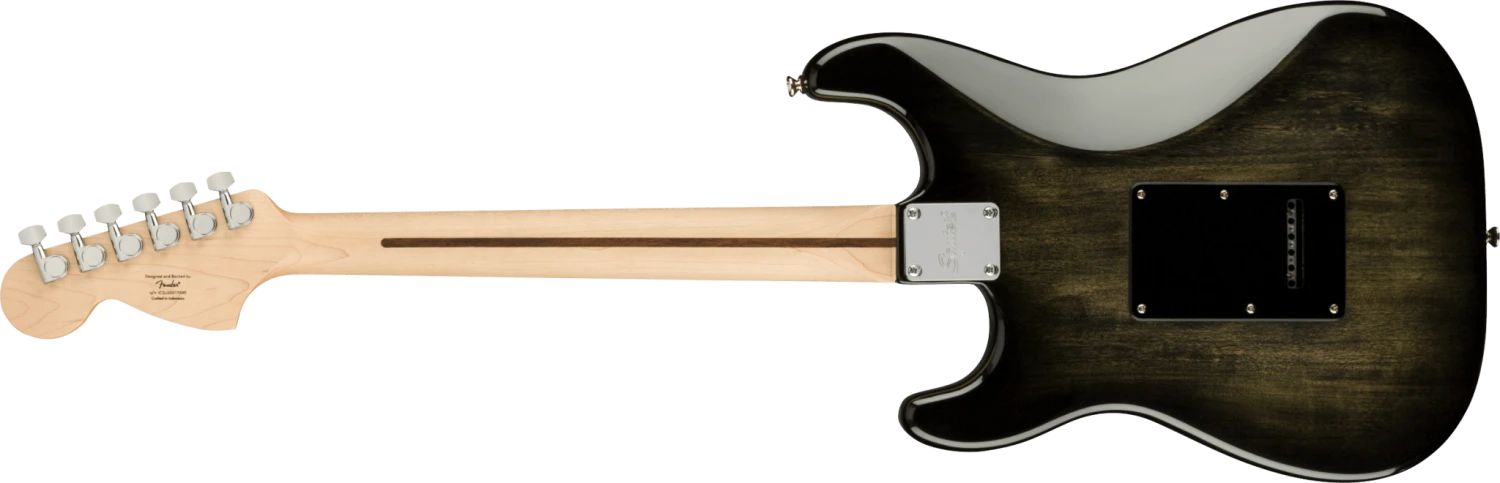 Squier Affinity Series™ Stratocaster® FMT HSS, Maple Fingerboard, Black Pickguard, Black Burst 6 Squier Affinity Series™ Stratocaster® FMT HSS, Maple Fingerboard, Black Pickguard, Black Burst - Image 6