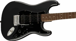 Squier Affinity Series Stratocaster HSS Pack, Laurel Fingerboard, Charcoal Frost Metallic, Gig Bag, 15G - 120V -Faders Music Store squier affinity series stratocaster hss pack laurel fingerboard charcoal frost metallic gig bag 15g 120v fmic 552121
