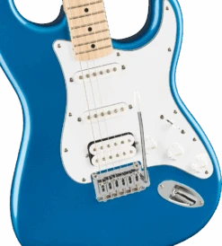 Squier Affinity Series Stratocaster HSS Pack, Maple Fingerboard, Lake Placid Blue, Gig Bag, 15G - 120V -Faders Music Store squier affinity series stratocaster hss pack maple fingerboard lake placid blue gig bag 15g 120v fmic 907939