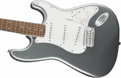 Squier Affinity Series™ Stratocaster®, Laurel Fingerboard, Slick Silver -Faders Music Store squier affinity series stratocaster laurel fingerboard slick silver fmic 246131