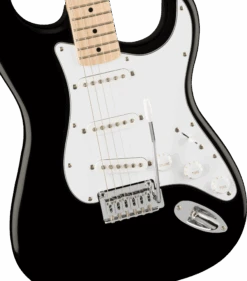 Squier Affinity Series™ Stratocaster®, Maple Fingerboard, White Pickguard, Black -Faders Music Store squier affinity series stratocaster maple fingerboard white pickguard black fmic 846515