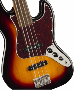 Squier Classic Vibe '60S Jazz Bass® Fretless, Laurel Fingerboard, 3-Color Sunburst 11 Squier Classic Vibe '60S Jazz Bass® Fretless, Laurel Fingerboard, 3-Color Sunburst -Faders Music Store squier classic vibe 60s jazz bass fretless laurel fingerboard 3 color sunburst fmic 724980