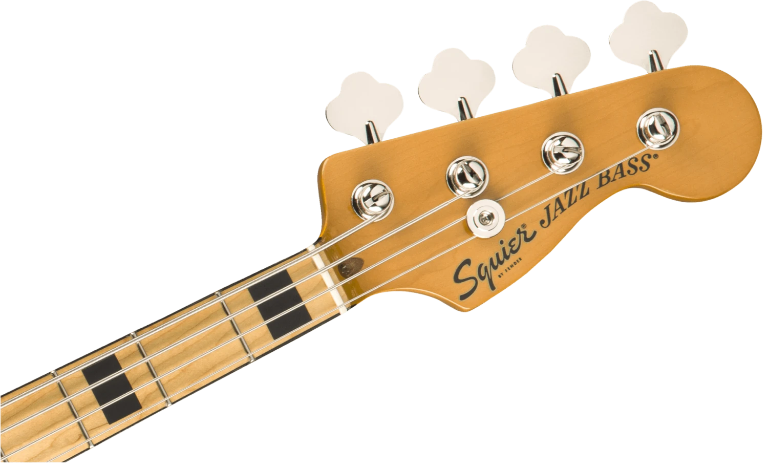Squier Classic Vibe '70s Jazz Bass®, Maple Fingerboard, Black 4 Squier Classic Vibe '70s Jazz Bass®, Maple Fingerboard, Black - Image 4