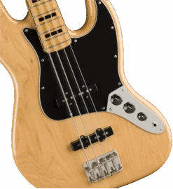 Squier Classic Vibe '70s Jazz Bass®, Maple Fingerboard, Natural -Faders Music Store squier classic vibe 70s jazz bass maple fingerboard natural fmic 102128