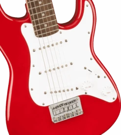 Squier Mini Stratocaster, Laurel Fingerboard, Dakota Red -Faders Music Store squier mini stratocaster laurel fingerboard dakota red fmic 613736