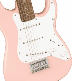 Squier Mini Stratocaster®, Laurel Fingerboard, Shell Pink 8 Squier Mini Stratocaster®, Laurel Fingerboard, Shell Pink -Faders Music Store squier mini stratocaster laurel fingerboard shell pink fmic 510375