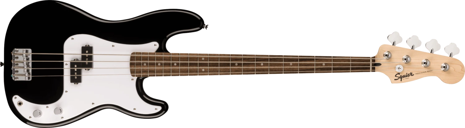 Squier Sonic™ Precision Bass®, Laurel Fingerboard, White Pickguard, Black 1 Squier Sonic™ Precision Bass®, Laurel Fingerboard, White Pickguard, Black