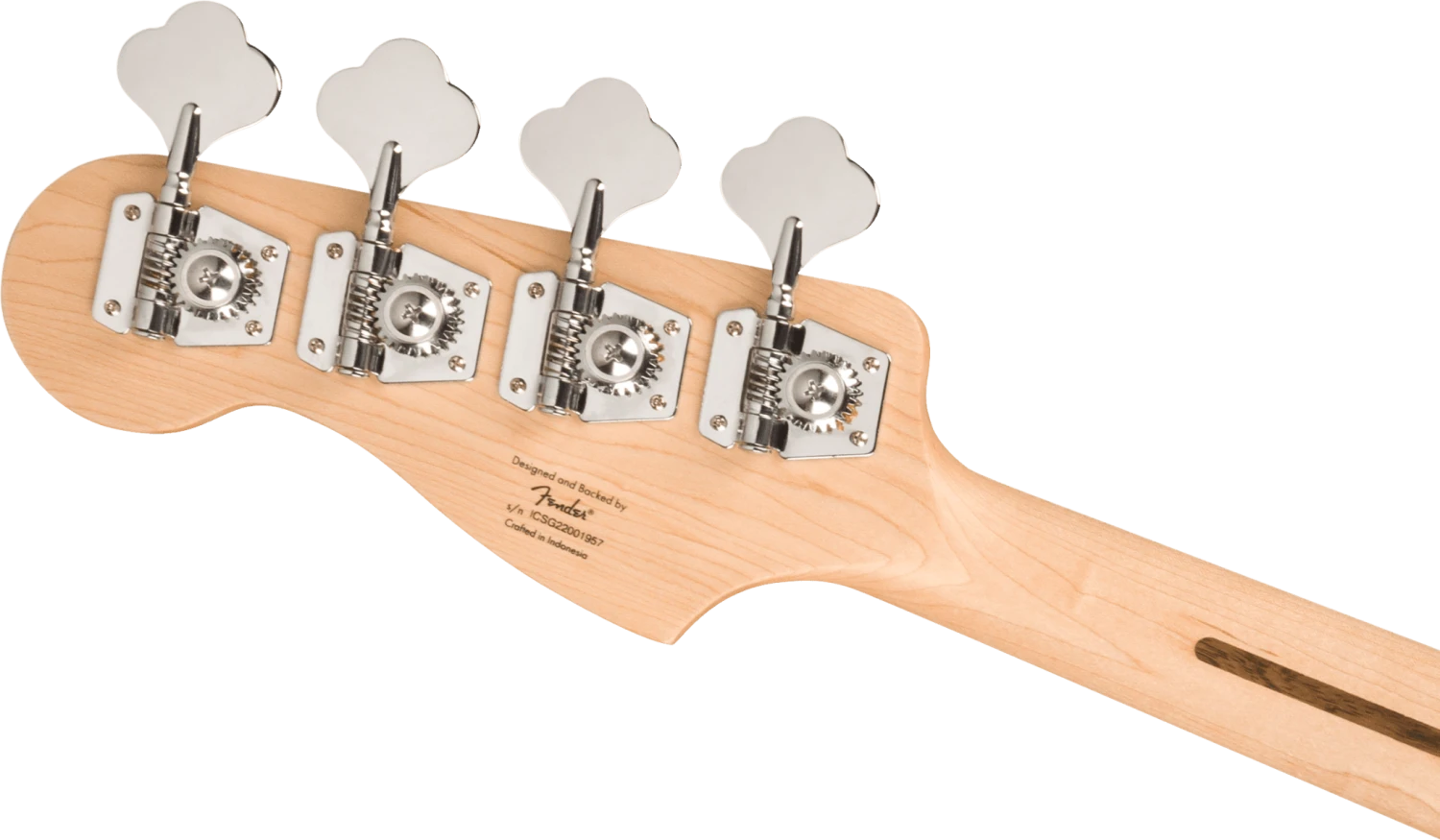 Squier Sonic™ Precision Bass®, Laurel Fingerboard, White Pickguard, Black 6 Squier Sonic™ Precision Bass®, Laurel Fingerboard, White Pickguard, Black - Image 6