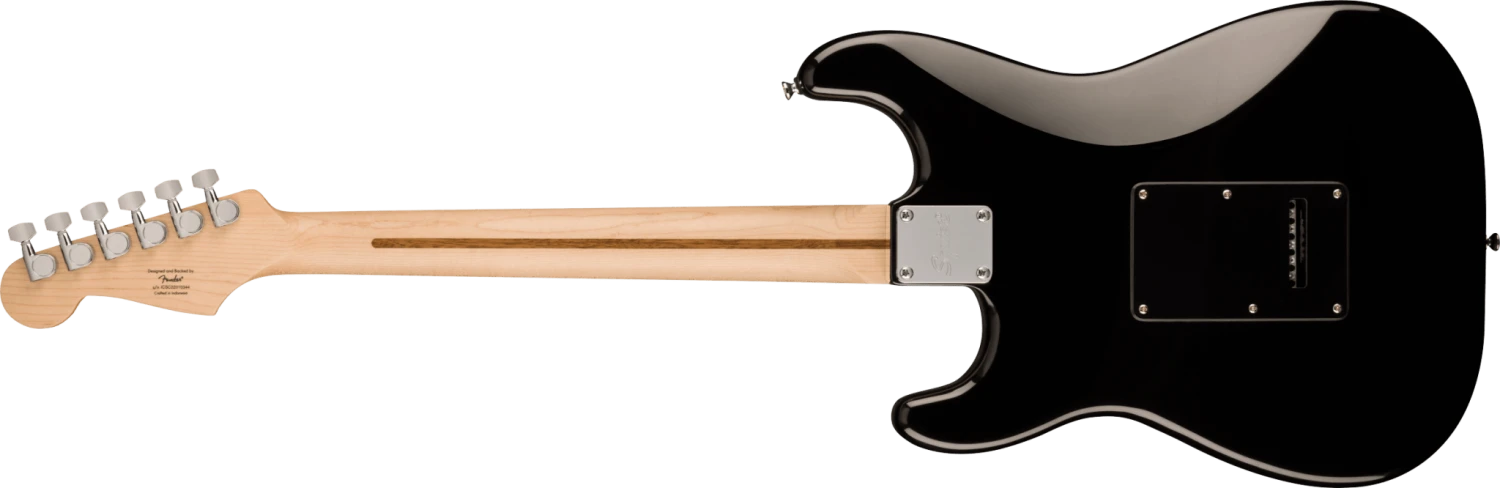 Squier Sonic® Stratocaster® HSS, Maple Fingerboard, Black Pickguard, Black 2 Squier Sonic® Stratocaster® HSS, Maple Fingerboard, Black Pickguard, Black - Image 2