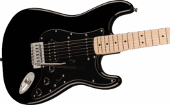 Squier Sonic® Stratocaster® HSS, Maple Fingerboard, Black Pickguard, Black 7 Squier Sonic® Stratocaster® HSS, Maple Fingerboard, Black Pickguard, Black -Faders Music Store squier sonic stratocaster hss maple fingerboard black pickguard black fmic 346505