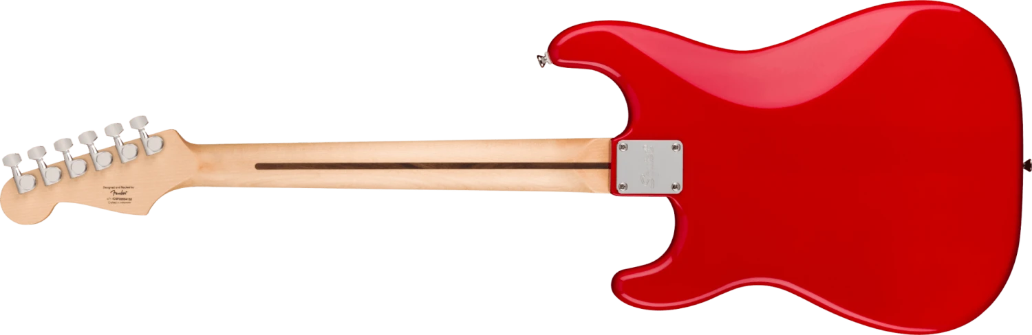 Squier Sonic™ Stratocaster® HT, Laurel Fingerboard, White Pickguard, Torino Red 3 Squier Sonic™ Stratocaster® HT, Laurel Fingerboard, White Pickguard, Torino Red - Image 3