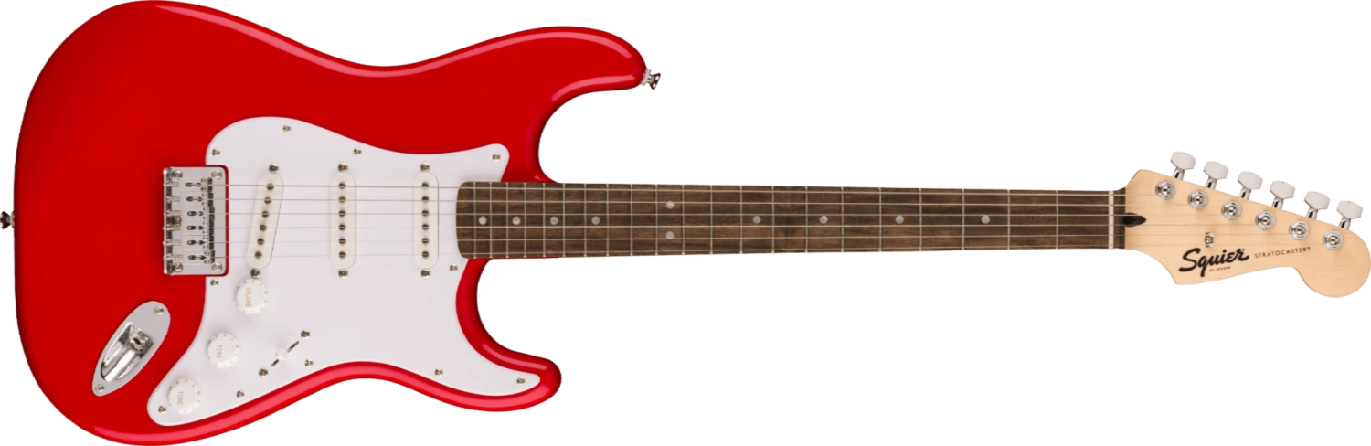 Squier Sonic™ Stratocaster® HT, Laurel Fingerboard, White Pickguard, Torino Red 1 Squier Sonic™ Stratocaster® HT, Laurel Fingerboard, White Pickguard, Torino Red