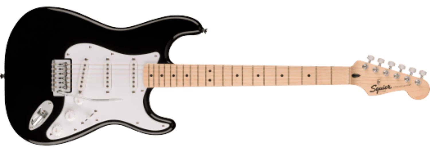 Squier Sonic™ Stratocaster® Pack, Maple Fingerboard, Black, Gig Bag, 10G - 120V 2 Squier Sonic™ Stratocaster® Pack, Maple Fingerboard, Black, Gig Bag, 10G - 120V - Image 2