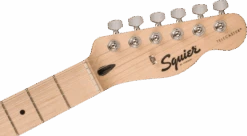 Squier Sonic™ Telecaster®, Maple Fingerboard, White Pickguard, Black -Faders Music Store squier sonic telecaster maple fingerboard white pickguard black fmic 670555
