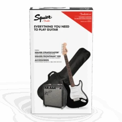 Squier Stratocaster® Pack, Laurel Fingerboard, Black, Gig Bag, 10G - 120V -Faders Music Store squier stratocaster pack laurel fingerboard black gig bag 10g 120v fmic 332611