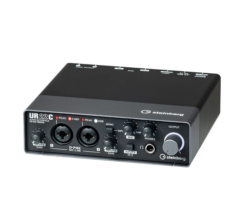 Yamaha Steinberg UR22C 2x2 USB 3.0 Audio Interface 1 Yamaha Steinberg UR22C 2x2 USB 3.0 Audio Interface