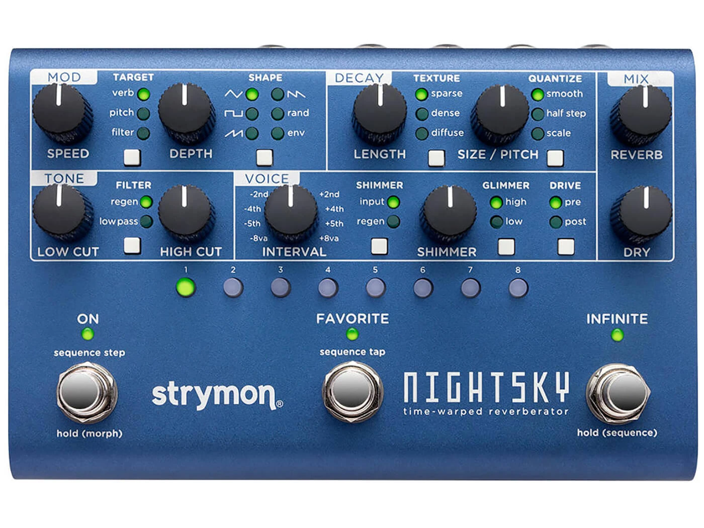 Strymon NightSky Time-Warped Reverberator 1 Strymon NightSky Time-Warped Reverberator