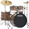 Tama Imperialstar 5-Piece Drumkit With Hardware And Cymbals, Coffee Teak Wrap
