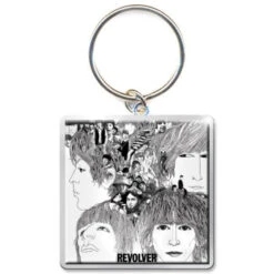 THE BEATLES KEYCHAIN: REVOLVER ALBUM (PHOTO-PRINT)