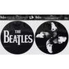 THE BEATLES TURNTABLE SLIPMAT SET: DROP T LOGO & FACES -Faders Music Store the beatles turntable slipmat set drop t logo faces rock off trade 557012