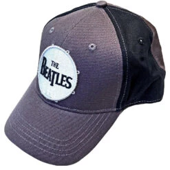 THE BEATLES UNISEX BASEBALL CAP: DRUM LOGO (2-TONE)