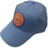 THE BEATLES UNISEX BASEBALL CAP: SGT PEPPER DRUM (DENIM BLUE)