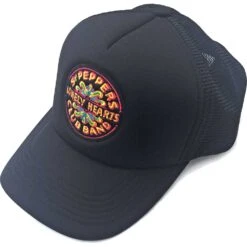 THE BEATLES UNISEX BASEBALL CAP: SGT PEPPER DRUM (MESH BACK)