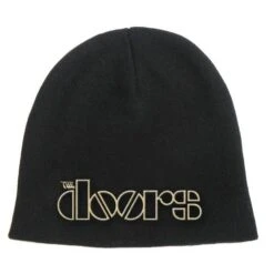 THE DOORS UNISEX BEANIE HAT: LOGO