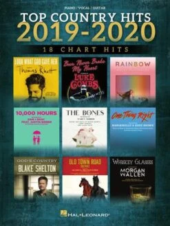 TOP COUNTRY HITS OF 2019-2020 Piano/Vocal/Guitar