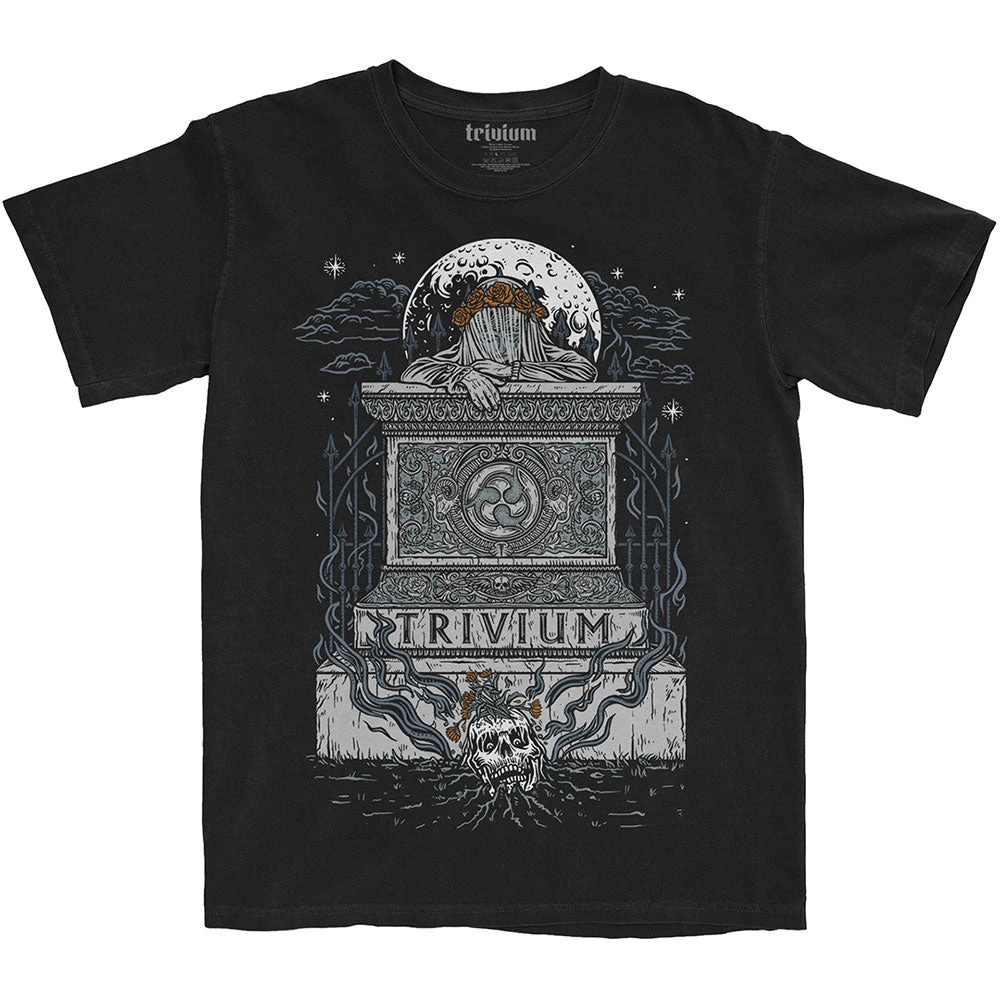 TRIVIUM UNISEX T-SHIRT: TOMB RISE 1 TRIVIUM UNISEX T-SHIRT: TOMB RISE
