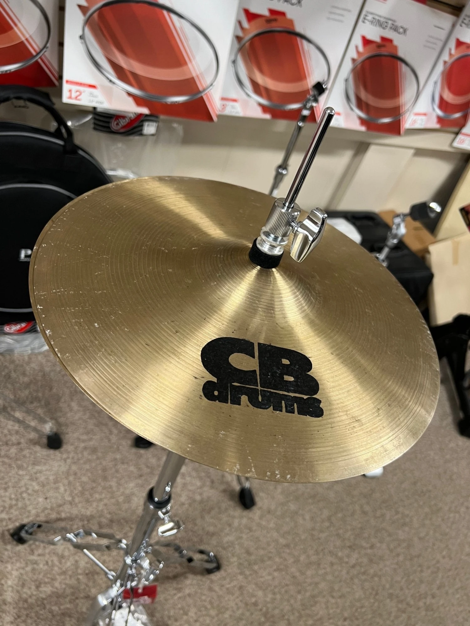 Used CB Drums Hi-Hat Cymbals 2 Used CB Drums Hi-Hat Cymbals - Image 2