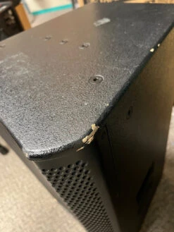 Used QSC E12 Passive 12" Speaker W/ Cover 6 Used QSC E12 Passive 12" Speaker W/ Cover -Faders Music Store used qsc e12 passive 12 speaker w cover used 710496